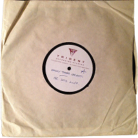 He Said Love acetate for 7 inch single, courtesy of Philippe Bailly