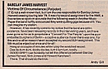 NME review of Victims album, 12th May, 1984