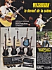 French magazine advert for Washburn guitars, 1984