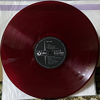 Once Again Japanese red vinyl pressing - Side 1