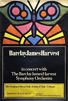 1970 Orchestral Tour, Birmingham Town Hall poster