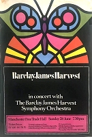 1970 Orchestral Tour, Manchester Free Trade Hall poster
