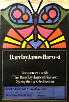 1970 Orchestral Tour, London Royal Albert Hall poster