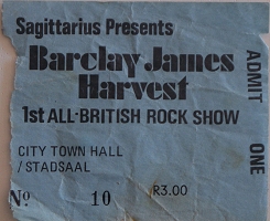 Cape Town City Town Hall, 20th September, 1972, courtesy of Gary May