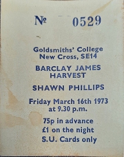 Goldsmiths' College, 16th March, 1973, courtesy of Brett Allen